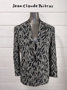 VINTAGE BLAZER JEAN-CLAUDE POITRAS – SIZE 8